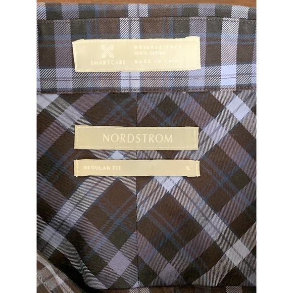 Nordstrom XL Regular Fit Long Sleeve‎ Career Work Button Down Shirt - Picture 5 of 6